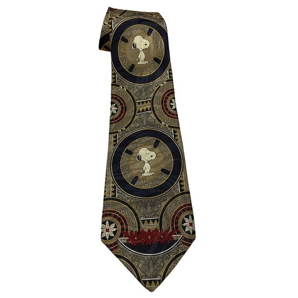 Vintage Novelty Tie Snoopy United Feature Syndicate Men's 100% Polyester, 56' - Picture 1 of 11